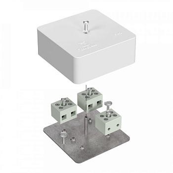 Коробка огнестойкая 40-0450-FR6.0-6 Е15-Е120 75х75х30мм для кабель-канала (Промрукав)