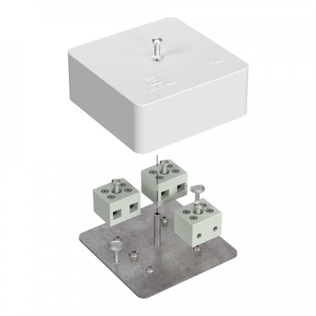 Коробка огнестойкая 40-0450-FR6.0-6 Е15-Е120 75х75х30мм для кабель-канала (Промрукав)