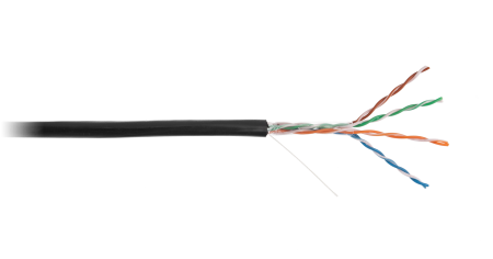Кабель NETLAN EC-UU004-5E-PE-BK-1 внешний Кабель NETLAN EC-UU004-5E-PE-BK-1 внешний