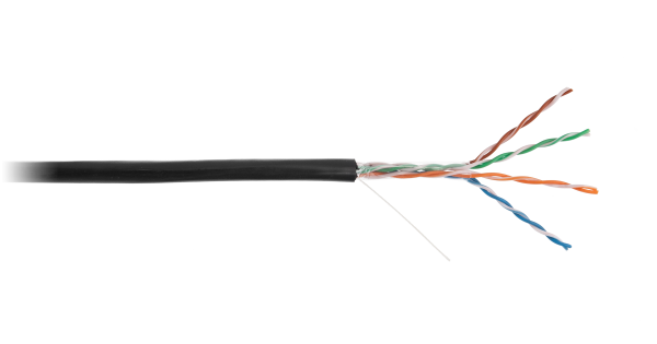 Кабель NETLAN EC-UU004-5E-PE-BK-1 внешний Кабель NETLAN EC-UU004-5E-PE-BK-1 внешний