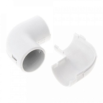 Соединитель угловой разборный d16 мм (100шт/1000шт уп/кор) Промрукав, PR.07516