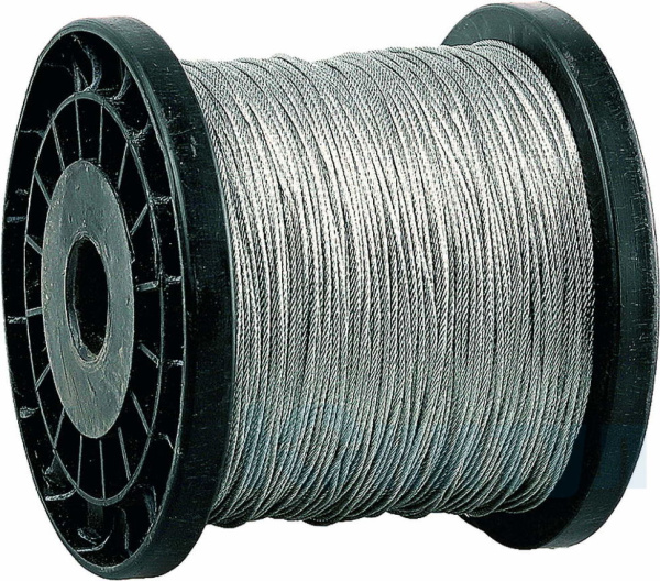 Трос М4 стальной оцинкованный DIN 3055 /200м