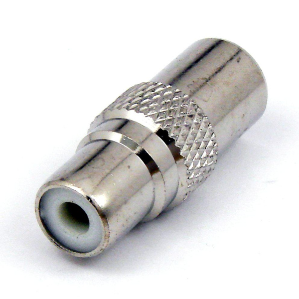 Переходник гнездо RCA-гнездо RCA metal VA328