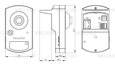 BD46C (2.8mm), IP видеокамера