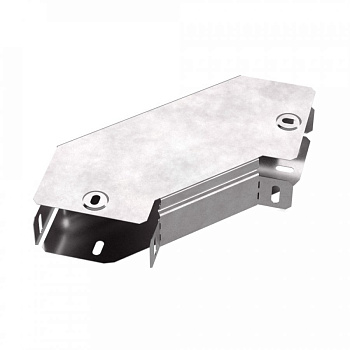 Угол горизонтальный 90 градусов с крышкой Стандарт 100х50 Промрукав, PR16.0411