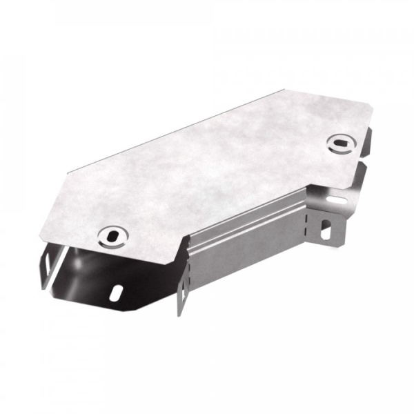 Угол горизонтальный 90 градусов с крышкой Стандарт 100х50 Промрукав, PR16.0411