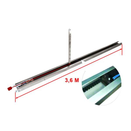 SK-3600, направляющая с цепью L=3600мм, H=2800мм