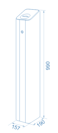 PERCo-IC05, картоприемник карт любого формата