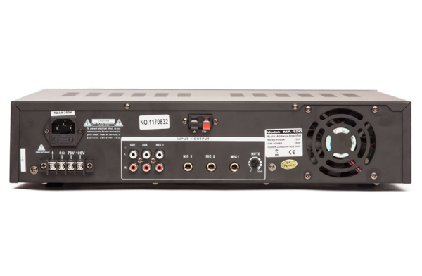 MA-120, USB-проигрыватель-тюнер-усилитель 120 Вт, 3 микр./2 лин. входа, ИК-пульт ДУ ( ROXTON)