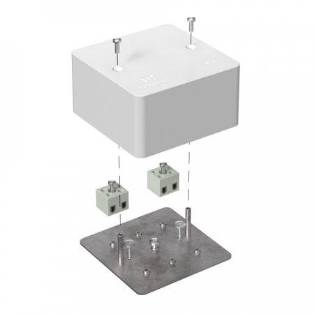 Коробка огнестойкая 40-0460-FR6.0-4 Е15-Е120 85х85х45мм для кабель-канала (Промрукав), 40-0460-FR6.0-4