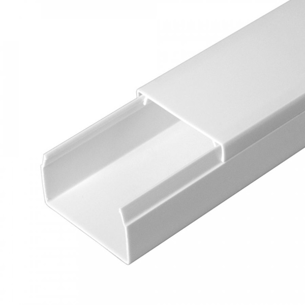 Кабель-канал 40х25 белый 2-й замок в п/э (24 м/уп) Промрукав, PR03.0053