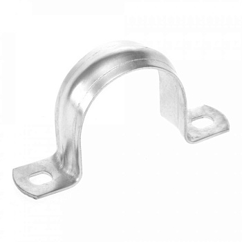 Скоба металлическая двухлапковая СМД 63-65 для труб Ø63 мм (50 шт/уп) Промрукав, PR08.2662