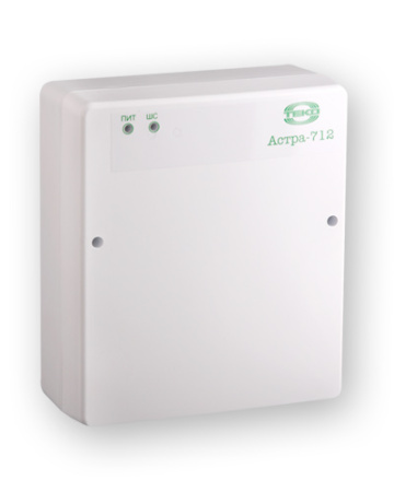 Астра-712/1, приемно-контрольный прибор, 1 шлейф