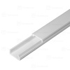 Кабель-канал 20х10 белый 2-й замок в п/э (180м/уп) (Промрукав), PR.0325203