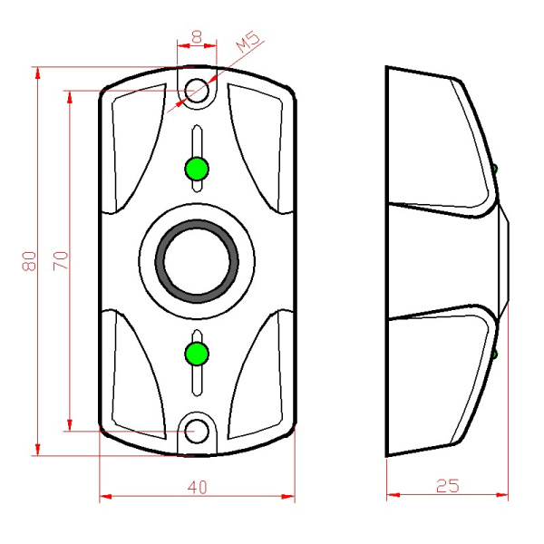 Циклоп ТМ, считыватель контактор, медный антик Циклоп ТМ, считыватель контактор, медный антик