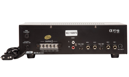 AA-35, усилитель 35 Вт, 3 микр./2 лин. входа ( ROXTON)