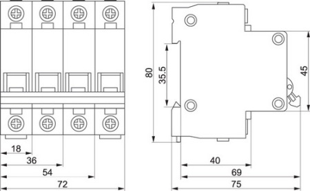 Авт. выкл. ВА47-29 1Р 25А 4,5кА х-ка С ИЭК Авт. выкл. ВА47-29 1Р 25А 4,5кА х-ка С ИЭК
