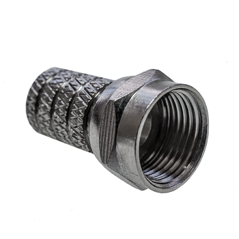 Разъем F-типа под кабель RG-6 Net.on накручивающийся (10-0211)