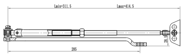 Рычаг-503 LONG ARM, рычаг для доводчиков Рычаг-503 LONG ARM, рычаг для доводчиков