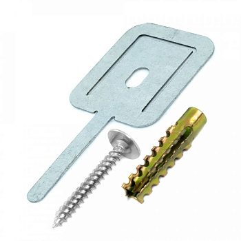 Комплекты для крепления ОКЛ с использованием самореза, дюбеля и хомута FR ПР-40 (100 шт) Промрукав, PR08.5201