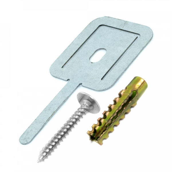 Комплекты для крепления ОКЛ с использованием самореза, дюбеля и хомута FR ПР-40 (100 шт) Промрукав, PR08.5201