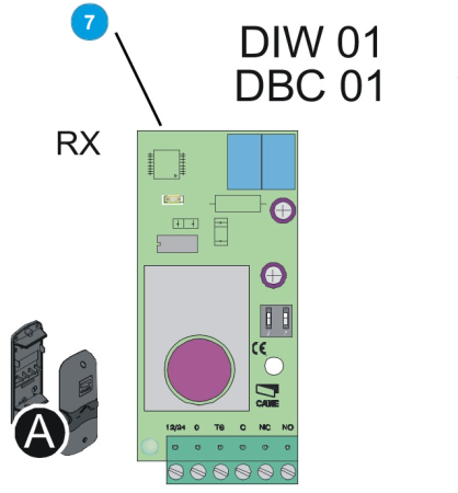 119RIR252, плата RX DIW01 DBC01