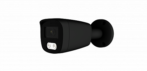 AK-IP4-BLA-PoE (2.8mm), цветная IP-видеокамера, цвет корпуса - черный