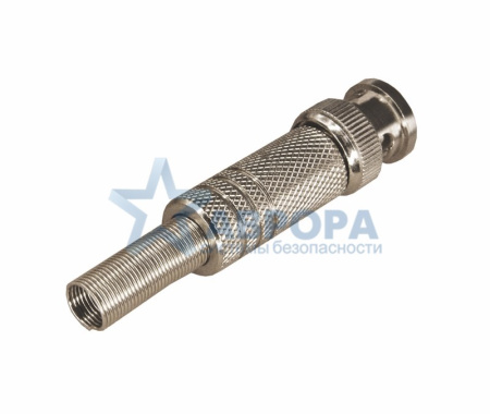 BNC разъём штекер под пайку с пружиной металл универсальный REXANT (05-3075)