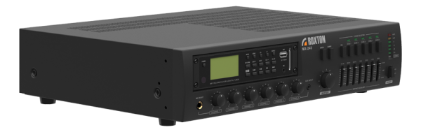 MX-240, USB-проигрыватель-тюнер-усилитель 240 Вт, 3 микр.+ 3 унив. входа, 5 зон, работа с RM-05