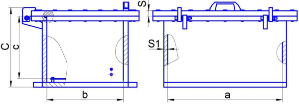 Спектрон-КВ-Exd-H 635x465x355, коробка взрывозащищенная