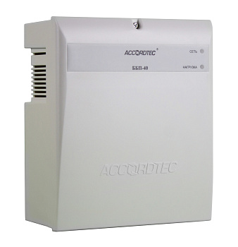 ББП-40 исп.1, ИБП 12В/4А, пластик (ACCORDTEC)