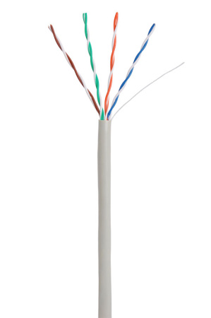 Кабель NETLAN EC-UU004-5E-PVC-GY внутренний Кабель NETLAN EC-UU004-5E-PVC-GY внутренний