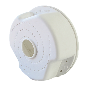 WL-KM1001 ГАЛАКТИКА (белая), коробка монтажная 