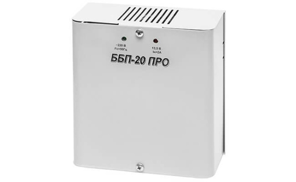 ББП-20ПРО, ИБП 12В/2A, металл (Элис) 