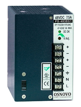 PS-48360/I, блок питания на DIN-рейку