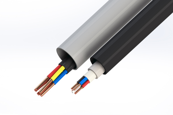 Труба жесткая ПВХ 3-х метровая легкая атмосферостойкая д50 (30м/уп) Промрукав, PR.01450