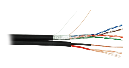 Кабель NETLAN EC-UF004-5E-PC150-PE-BK внешний Кабель NETLAN EC-UF004-5E-PC150-PE-BK внешний
