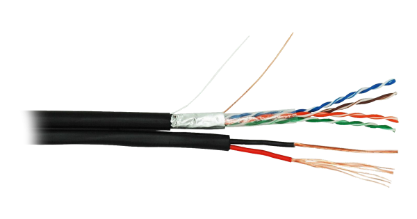 Кабель NETLAN EC-UF004-5E-PC150-PE-BK внешний Кабель NETLAN EC-UF004-5E-PC150-PE-BK внешний