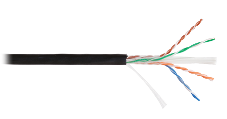 Кабель NETLAN EC-UU004-6-PE-BK внешний Кабель NETLAN EC-UU004-6-PE-BK внешний