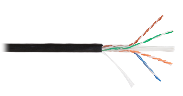 Кабель NETLAN EC-UU004-6-PE-BK внешний Кабель NETLAN EC-UU004-6-PE-BK внешний