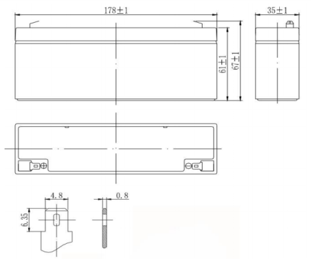 Аккумулятор DELTA DTM 12022