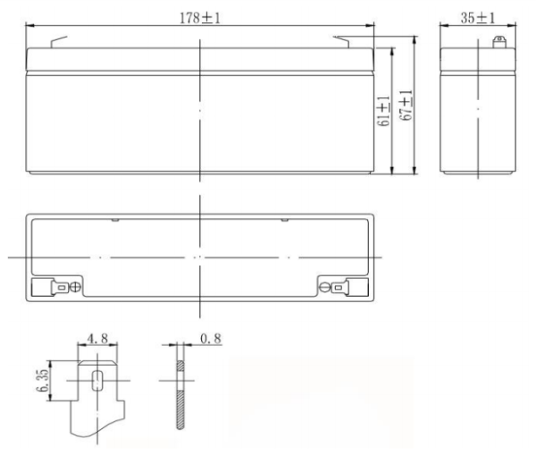 Аккумулятор DELTA DTM 12022