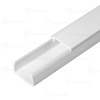Кабель-канал 25х16 белый 2-й замок в п/э (80м/уп) (Промрукав), PR.0625161