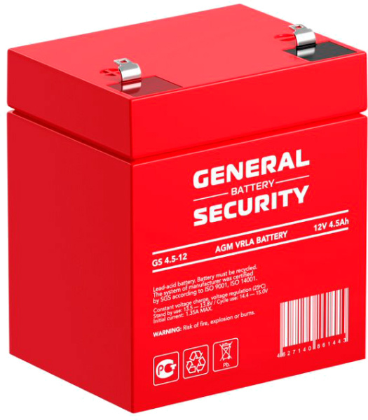 Аккумулятор GS 12-4.5 Ач