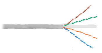 Кабель NETLAN EC-UU004-6-PVC-GY внутренний Кабель NETLAN EC-UU004-6-PVC-GY внутренний