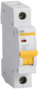 Авт. выкл. ВА47-29 1Р 20А 4,5кА х-ка В ИЭК Авт. выкл. ВА47-29 1Р 20А 4,5кА х-ка В ИЭК