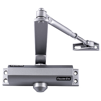 FE-B5W (серебро), доводчик на дверь весом 85-120кг