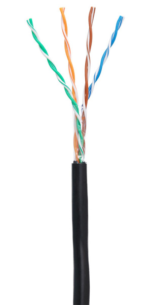Кабель NETLAN EC-UU004-5E-PE-BK внешний Кабель NETLAN EC-UU004-5E-PE-BK внешний