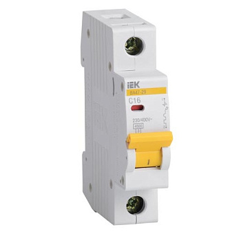 Авт. выкл. ВА47-29 1Р 20А 4,5кА х-ка С ИЭК Авт. выкл. ВА47-29 1Р 20А 4,5кА х-ка С ИЭК