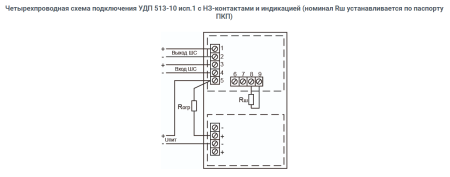 УДП 513-10 исп.1 Пуск дымоудаления, цвет оранжевый